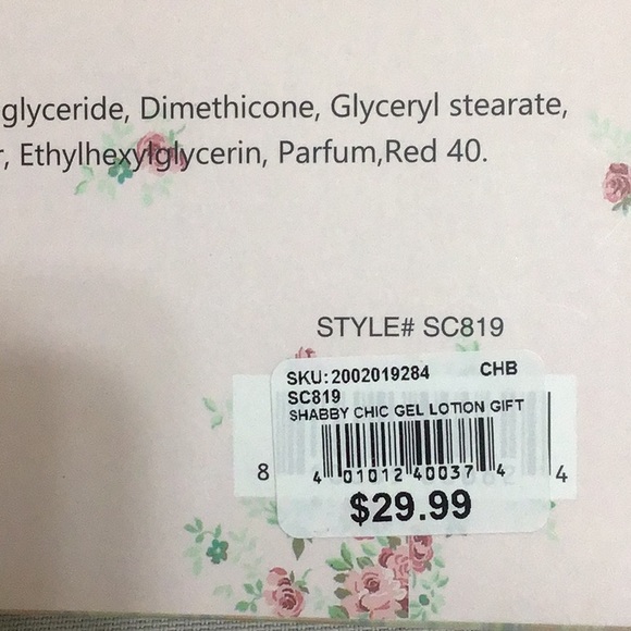 Shabby Chic lotion,Gel, Bath Salts - Picture 9 of 9